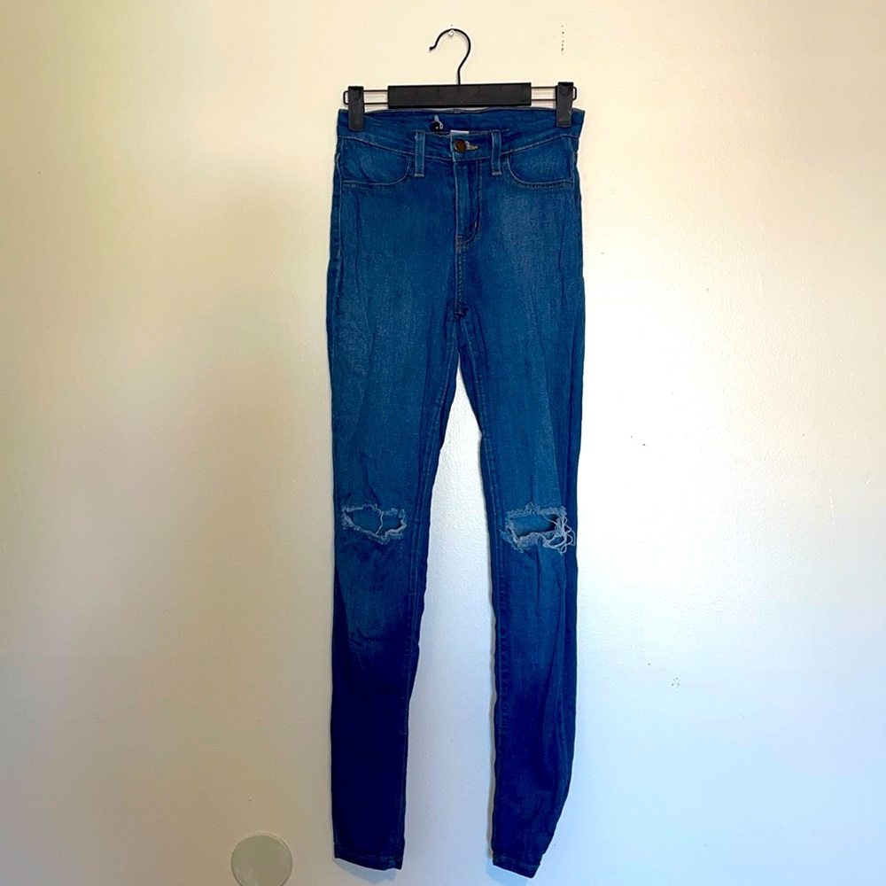 Fashion Nova | High Rise Distressed Skinny Jeans